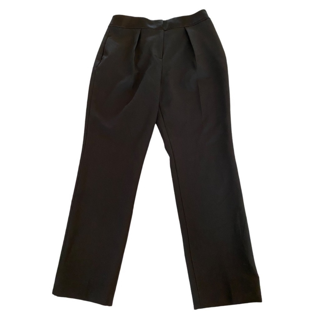 White House Black Market The Straight Leg Tuxedo Black Pant 0